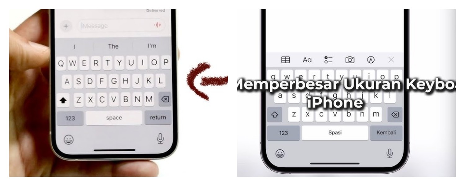 Keyboard iPhone Terlalu Kecil? Begini Cara Memperbesarnya