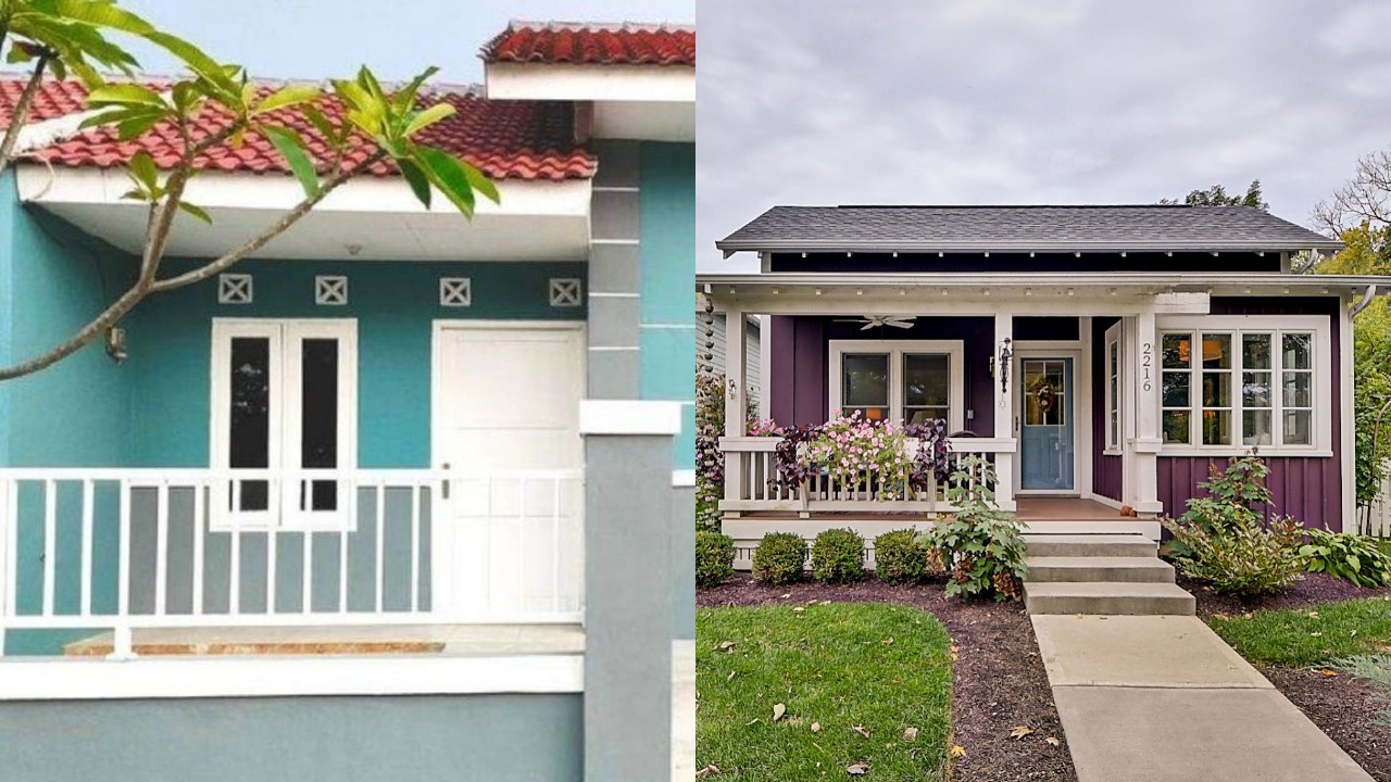 Inspirasi Warna Cerah untuk Tampak Depan Rumah Minimalis yang Menarik Perhatian!