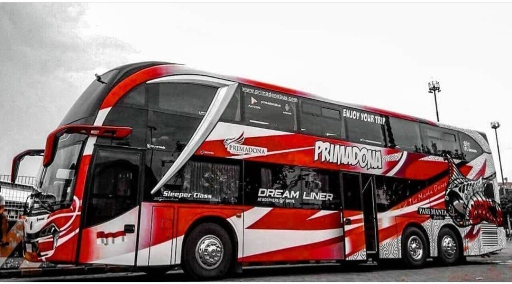 Bus Mewah Indonesia ini Bikin Betah Banget, Karna Mirip Hotel Bintang 5