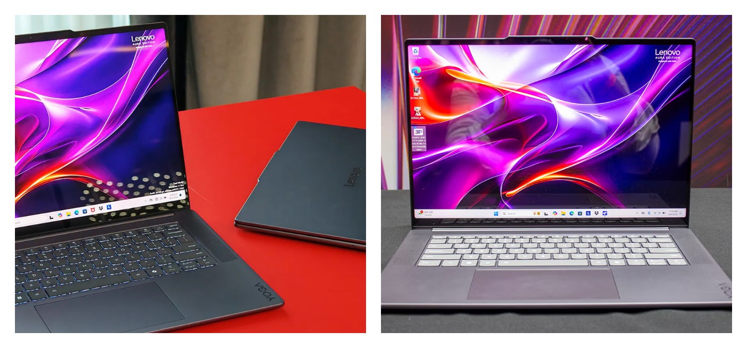 Yoga Slim 7i Aura Edition, Laptop Tipis dengan Jantung Intel Core Ultra Series 2