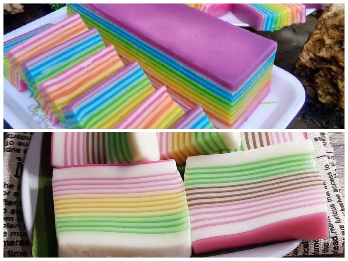 Sensasi Manis Kue Lapis Tepung Beras: Hidangan Lezat Penuh Warna