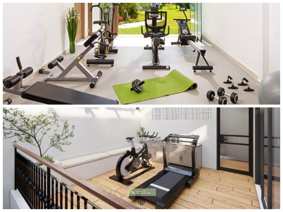 Inspirasi Gym di Rumah: Perpaduan Ruang Olahraga Indoor dan Outdoor yang Fungsional
