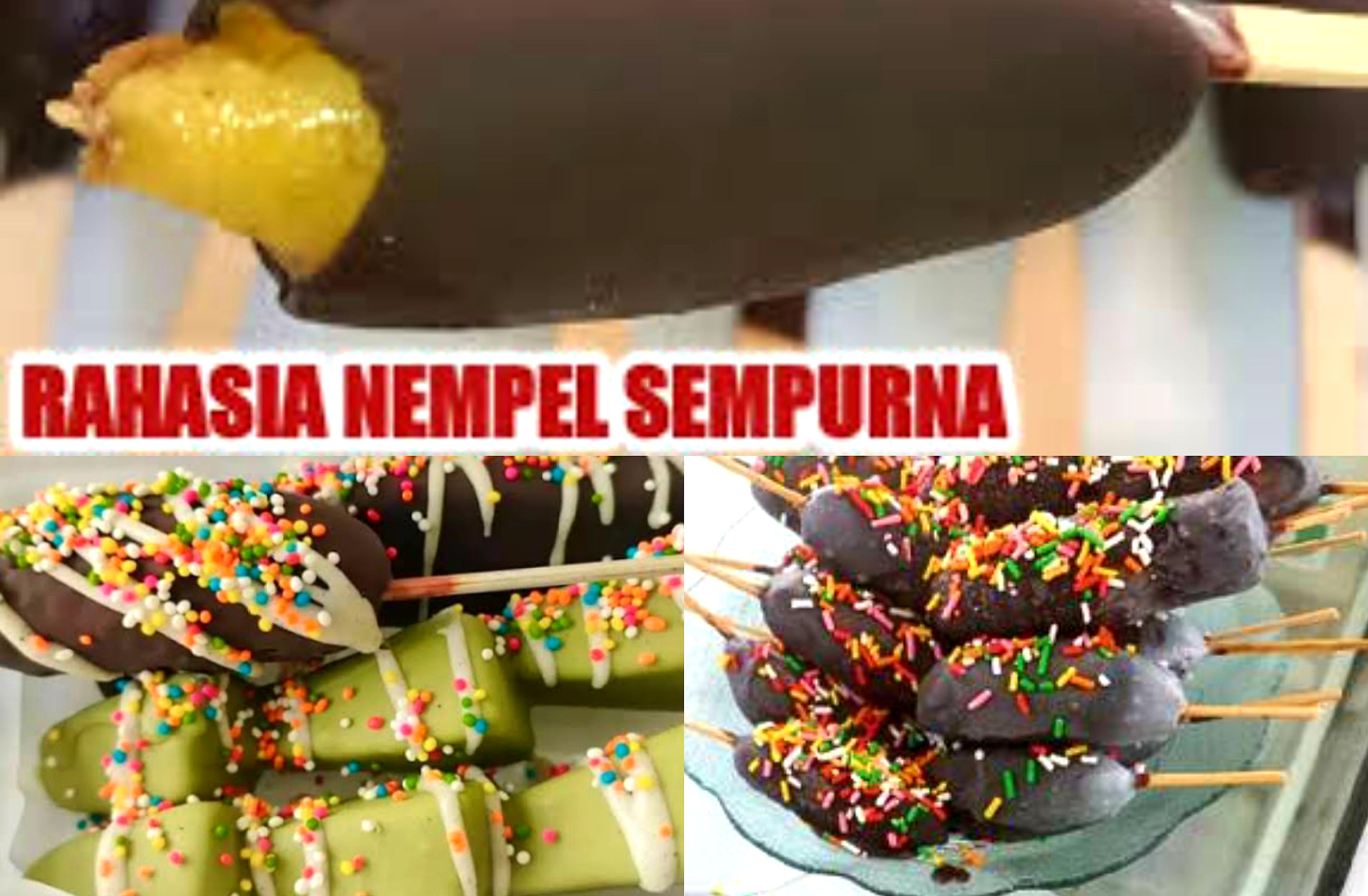Cara Bikin Es Kul-kul Rumahan dengan Coklat yang Nempel