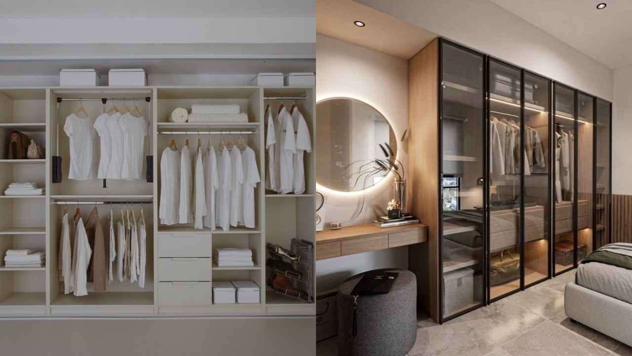 Inspirasi Lemari Pakaian Minimalis Modern, Kamar Lebih Rapi dan Elegan!