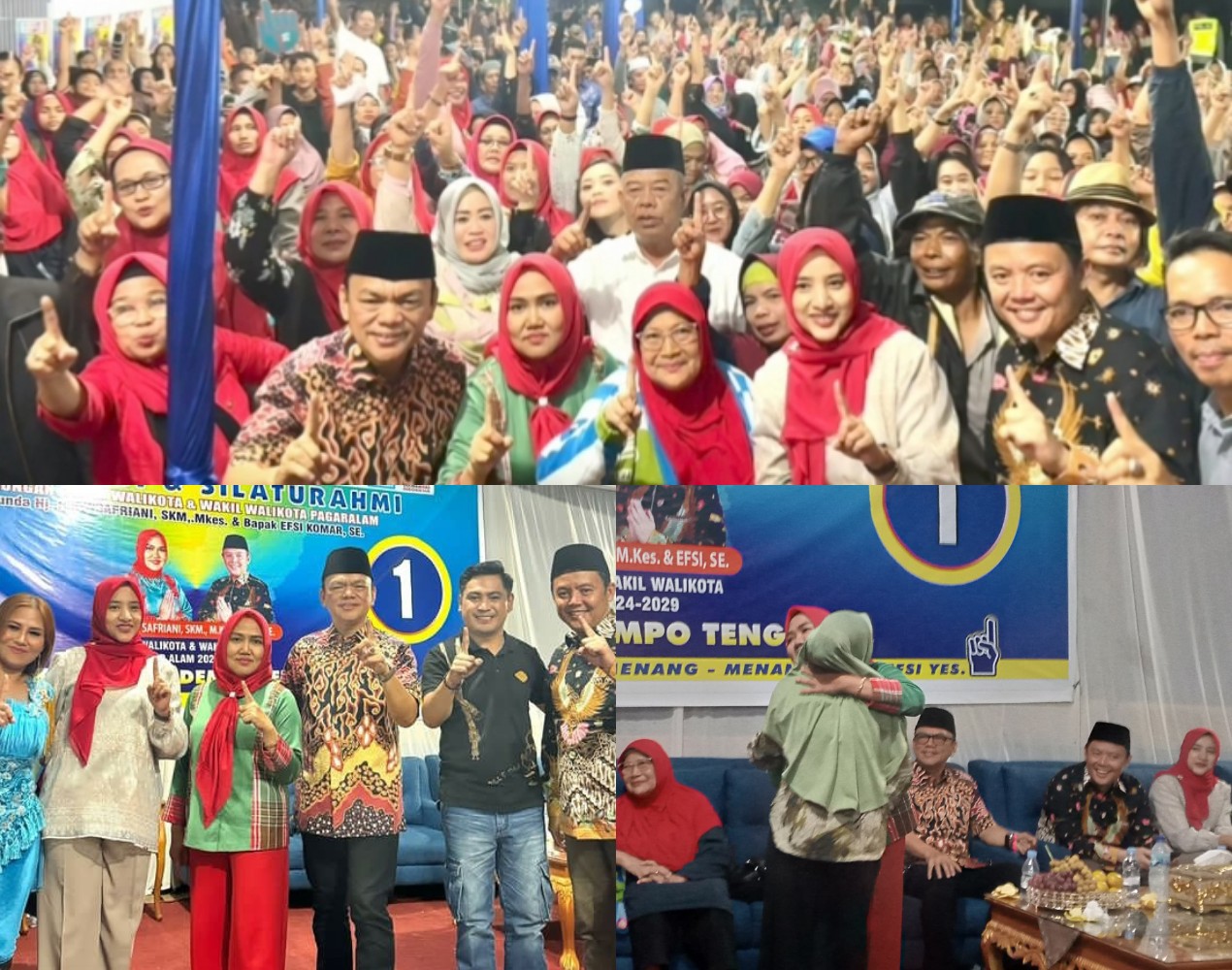 Pagaralam BerSATU!! Dialogis Paslon No 1 Hepy-Efsi Solusi untuk Kesehatan dan Pembangunan Warga Pagaralam