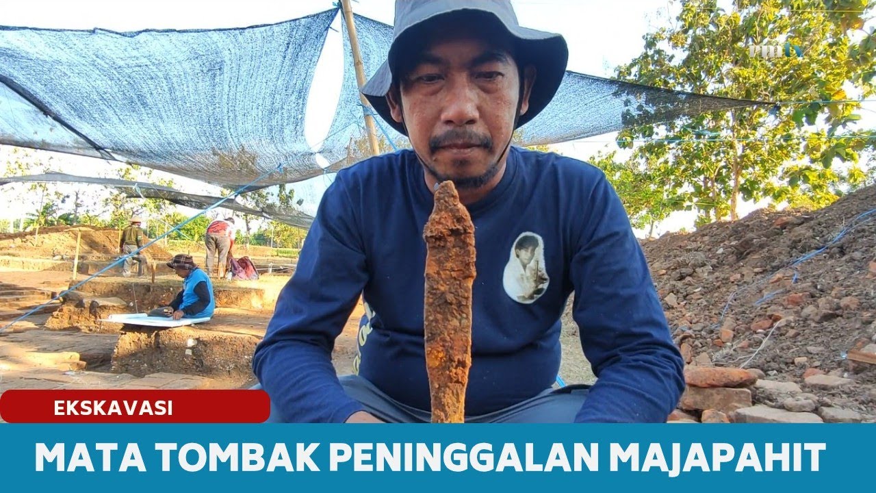 Bikin Ketagihan Arkeologi! Ekskavasi Situs Bhre Kahuripan Ditemukan Mata Tombak Kuno