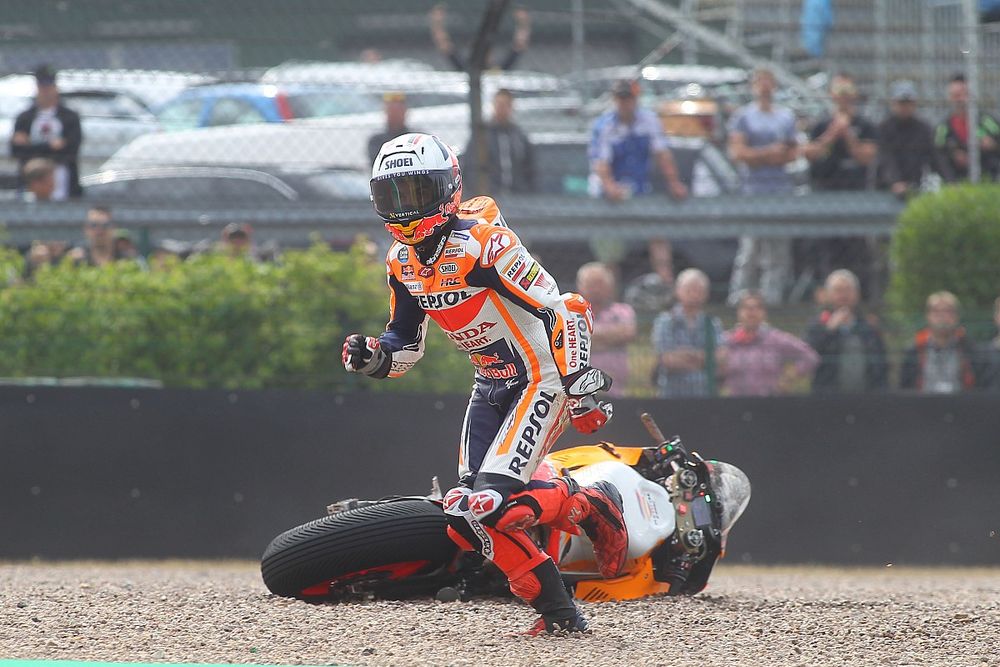 Mengenaskan! Akibat Kecelakaan Moto GP Jerman, Marquez Mundur dari Balapan