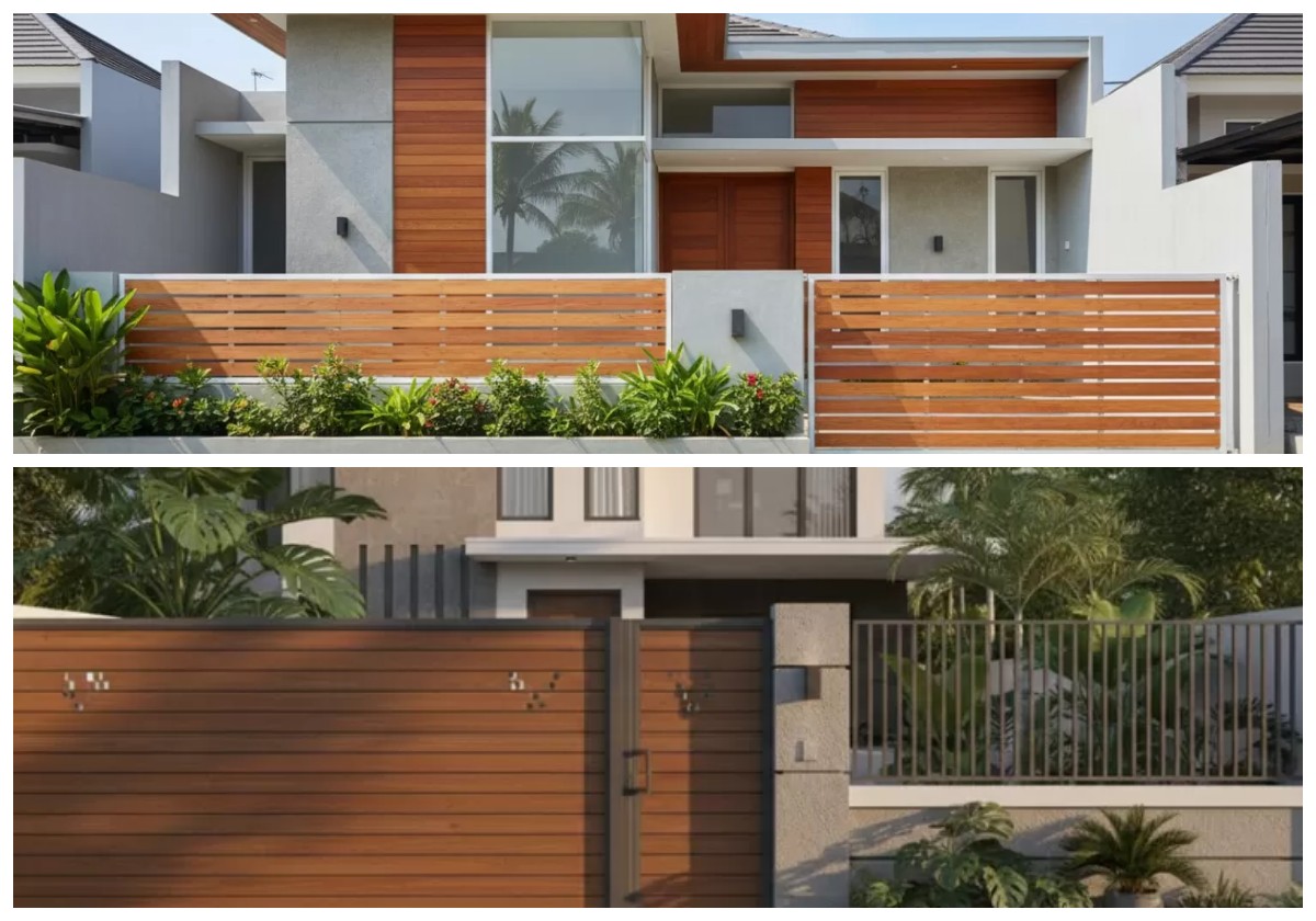 Pagar Lisplang Baja Ringan Motif Kayu Jadi Tren Wajah Baru Hunian Modern 2026!