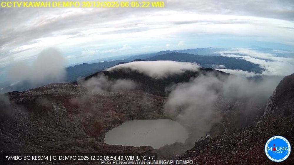 Gunung Dempo Sumatera Selatan Waspada Level II: Masyarakat Diminta Jauhi Kawah dan Sektor Utara