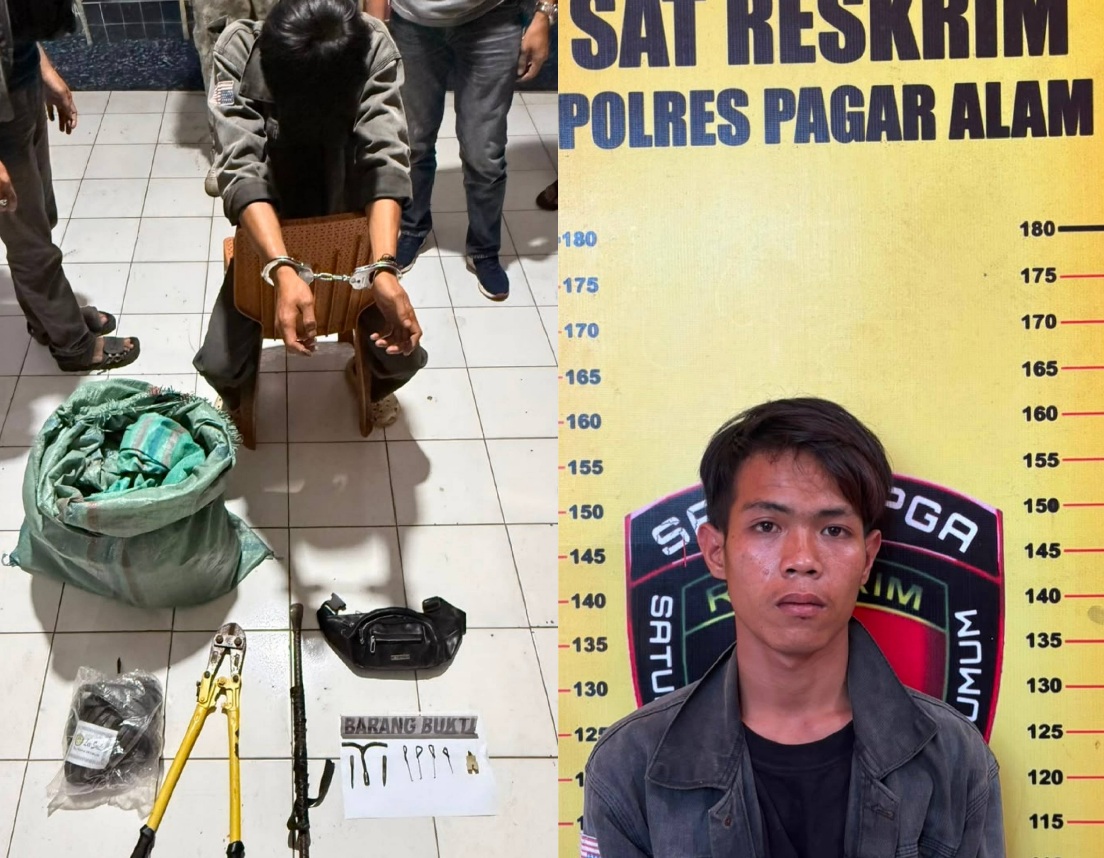 Pencuri Kopi di Pagar Alam Ditangkap, Korban Diikat dan Diduga Dianiaya 