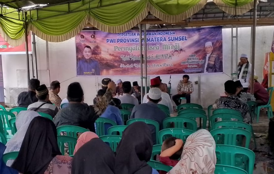 Isra Mi’raj Momentum Penguatan Imtaq Insan Pers, PWI Sumsel Ajak Jaga Profesionalisme Jurnalis