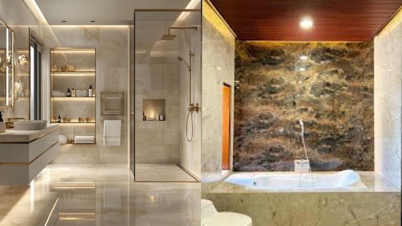 Inspirasi Kamar Mandi Marmer yang Elegan, ala Hotel Bintang Lima!