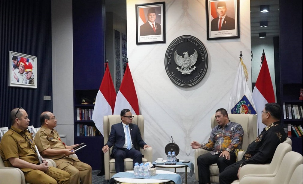 Audiensi ke Kemendagri, Walikota Pagar Alam Sinergikan Program Pembangunan Daerah