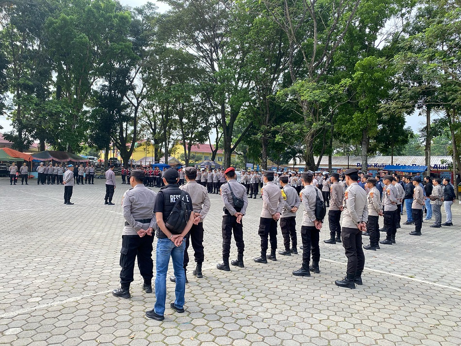 May Day, Polres Pagar Alam Gelar Apel Kesiapsiagaan 
