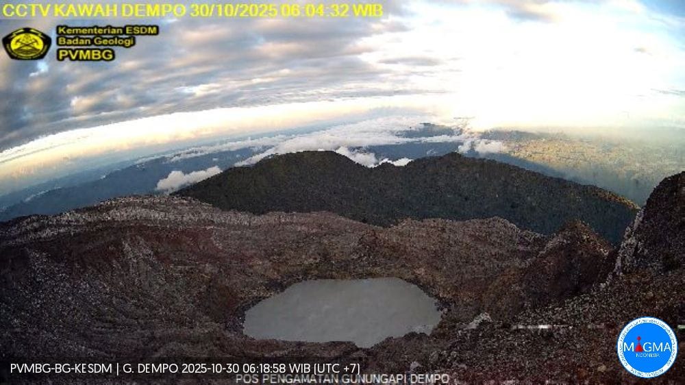 Laporan Aktivitas Gunungapi Dempo: Waspada Potensi Letusan, Masyarakat Diharapkan Jauhi Kawasan Kawah