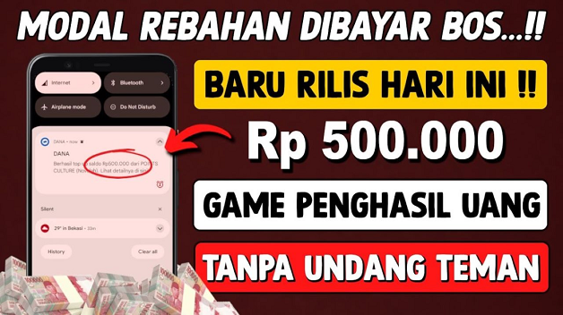 Mau Dapat Saldo DANA Gratis Rp500 Ribu? Main Game Aja di Hp! Jangan Sampai Ketinggalan!