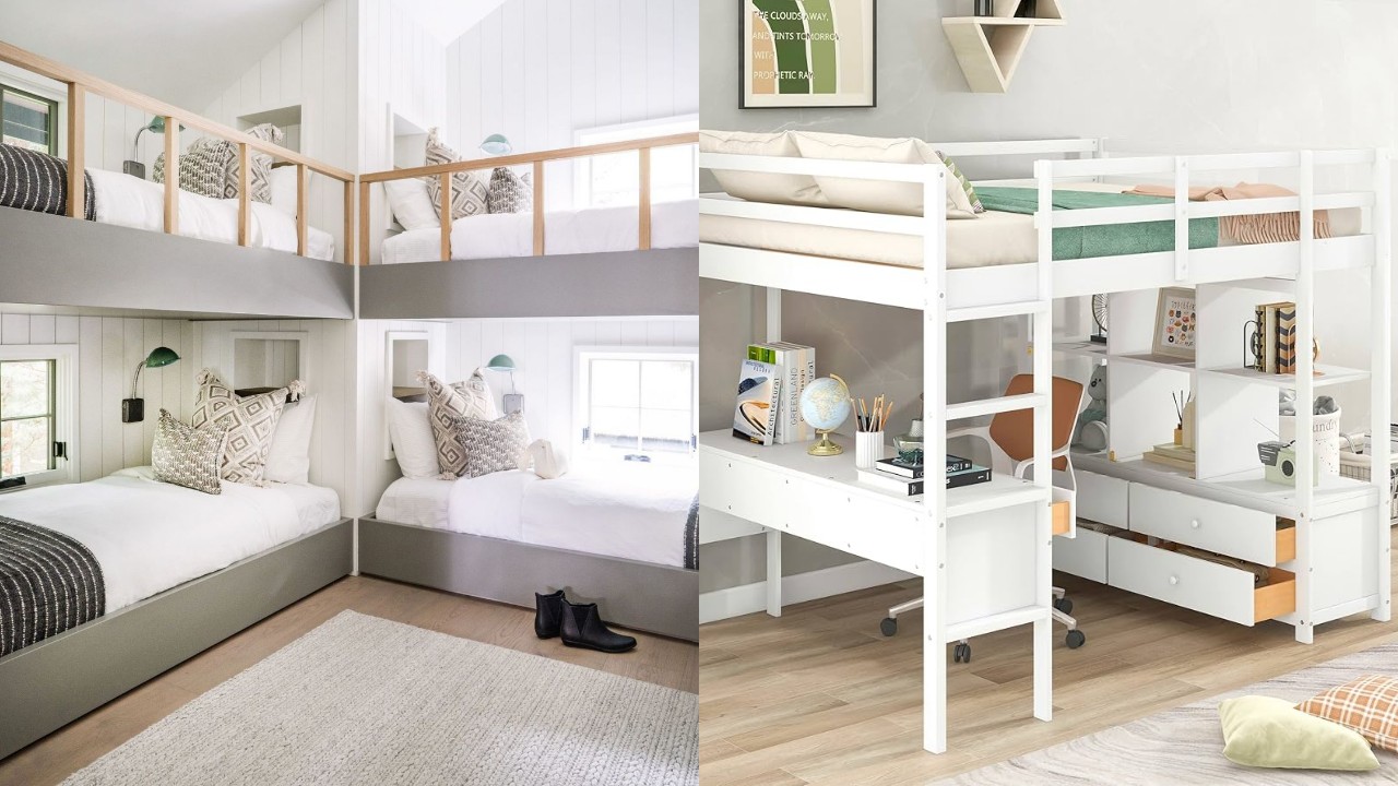 Inspirasi Desain Tempat Tidur Tingkat agar Kamar Terlihat Lebih Rapi dan Luas!