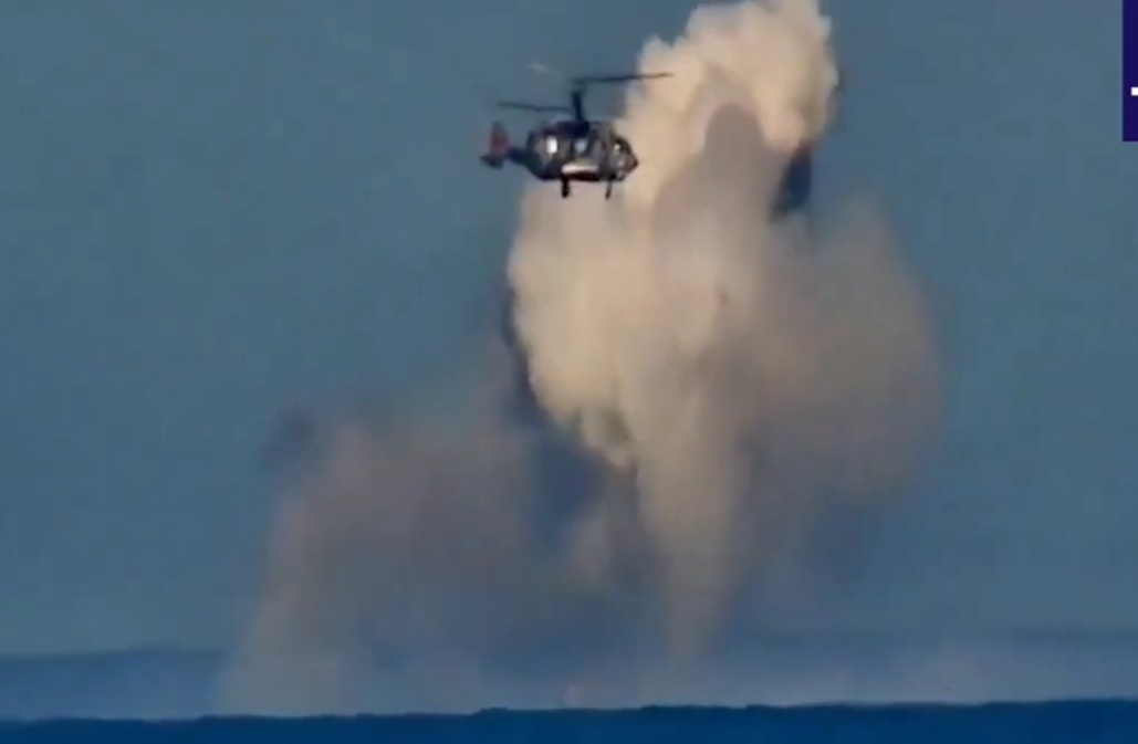 Helikopter Kamov Ka-29 Helix-B AL Rusia Hancurkan USV Kamikaze Ukraina