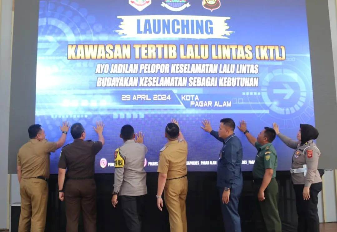 Kawasan Tertib Lalu Lintas (KTL) Polres Pagar Alam, Upaya Membangun Kesadaran dan Keselamatan