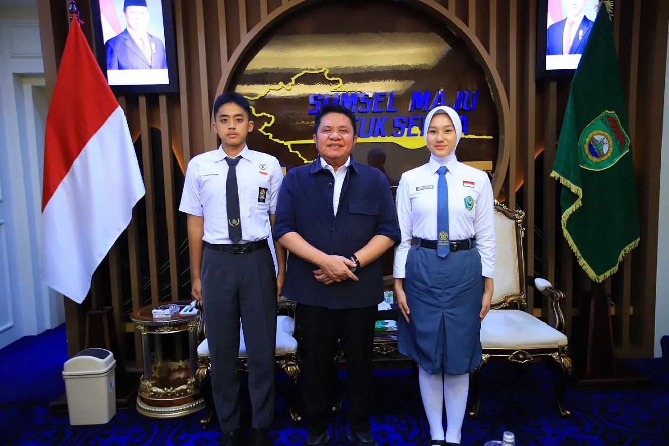 Herman Deru Tekankan Kesiapan Mental Dua Calon Paskibraka Nasional Asal Sumsel