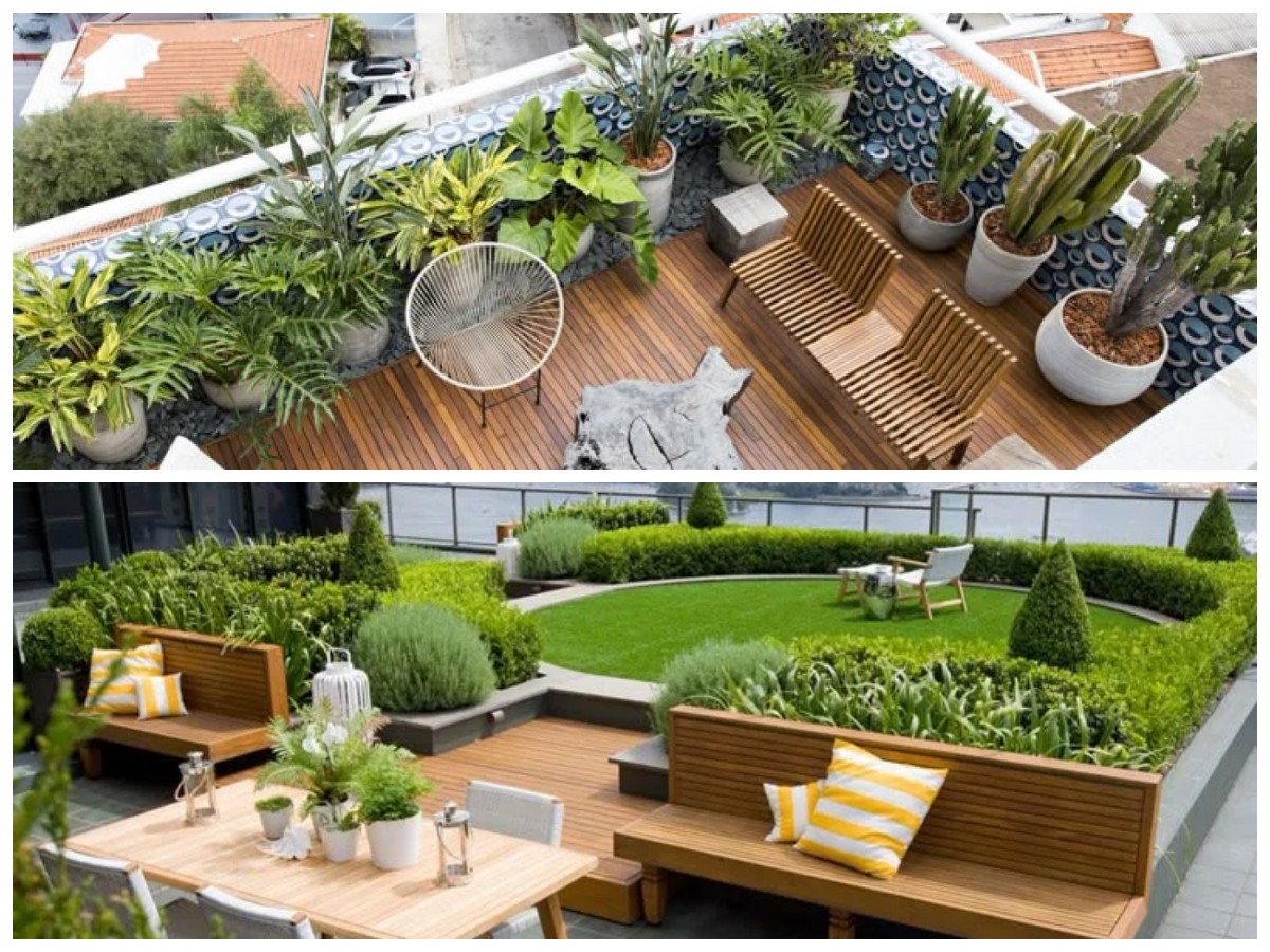 Rooftop Garden Minimalis: Ide Ruang Santai Keluarga yang Sejuk, Nyaman, dan Estetik