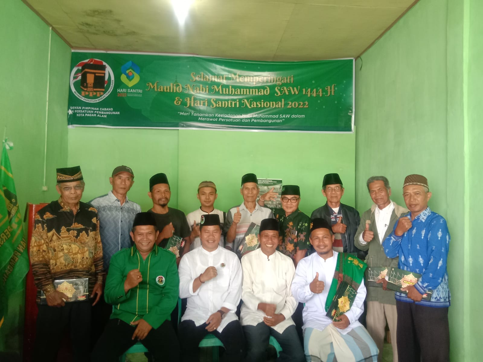 DPC PPP Pagaralam Gelar Peringatan Maulid Nabi Muhammad SAW