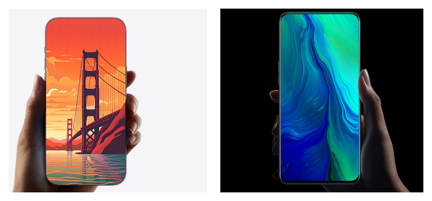 HP Samsung Tanpa Poni, Layar Penuh dengan Desain Futuristik