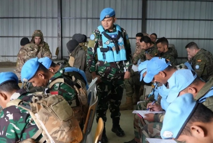 Indobatt Sukses Menyelenggarakan Pelatihan Perlindungan Pengawalan dan Konvoi Kepada Personel UNIFIL