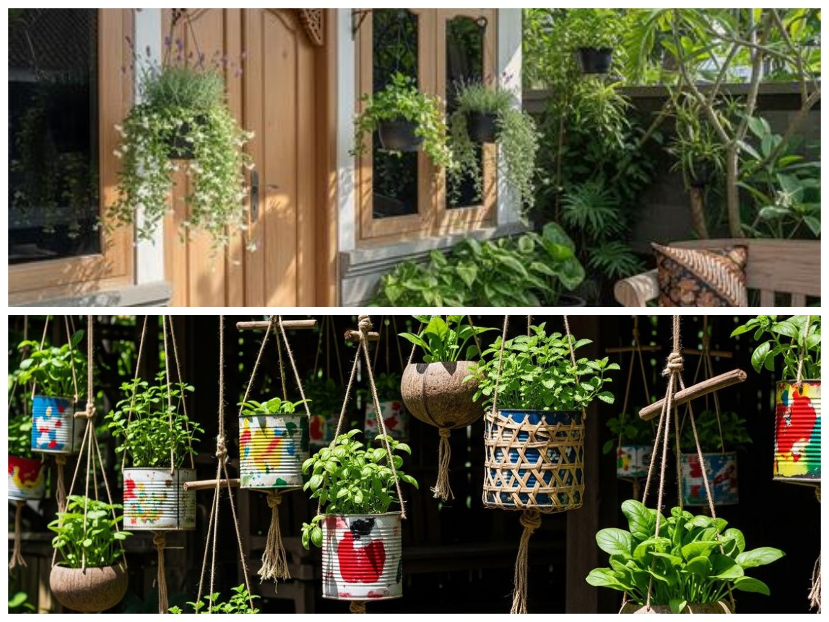 Sulap Teras Jadi Lebih Asri: 8 Ide Kebun Mini dengan Pot Gantung yang Praktis dan Hemat