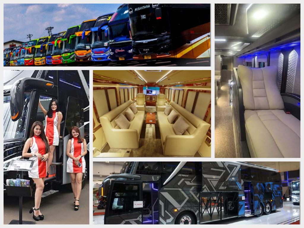 Bikin Penumpang Nyaman, Inilah Deretan Bus Pariwisata Paling Mewah di Indonesia