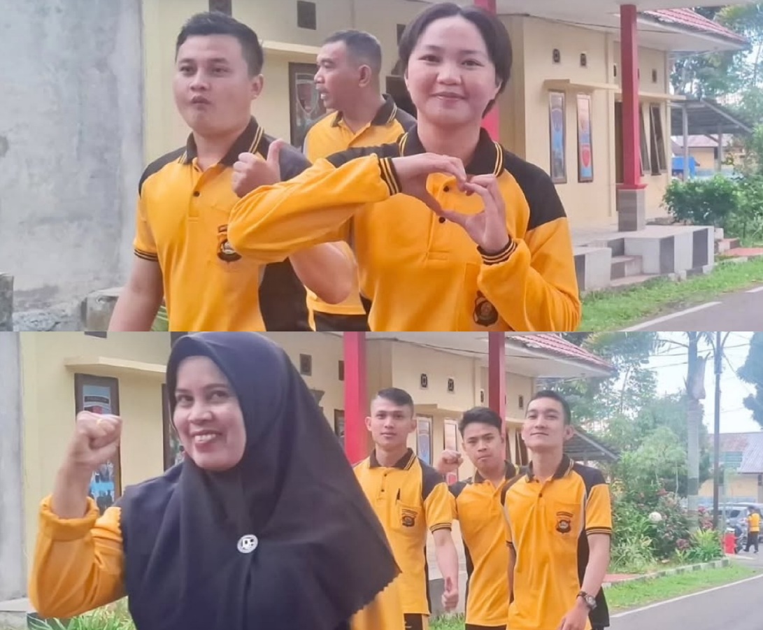 Jaga Kebugaran Jasmani, Olga Bersama Perkuat Kekompakan Jajaran Polres Pagar Alam