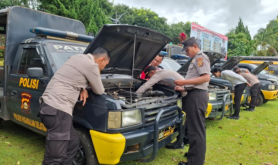 Jelang Nataru, Polres Pagar Alam Pastikan Randis Prima unutk Pengamanan