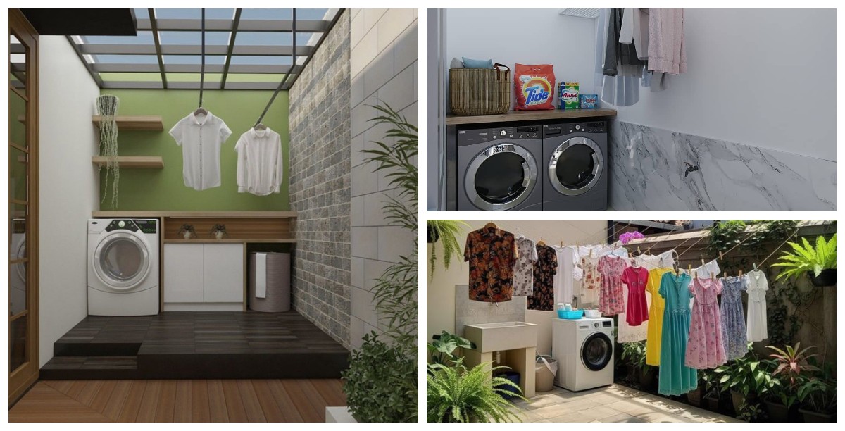 Hunian Kecil Tetap Rapi, Ini Tips Membuat Ruang Cuci Jemur Estetik dan Fungsional