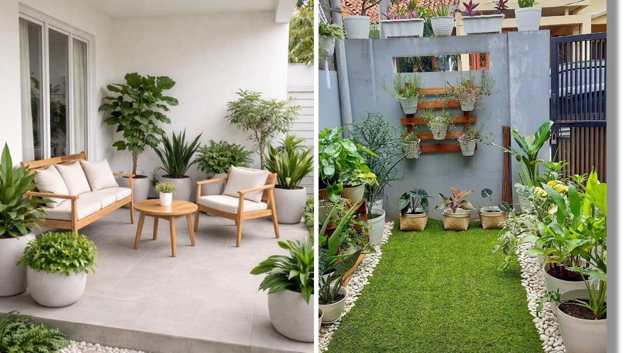 Inspirasi Teras Asri dengan Taman Mini, Suasana Rumah Auto Nyaman!