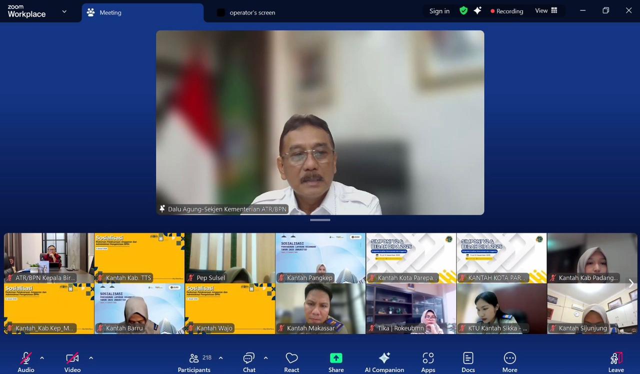 ATR/BPN Tekankan Sinkronisasi Program 2027 Demi Kinerja Berbasis Hasil
