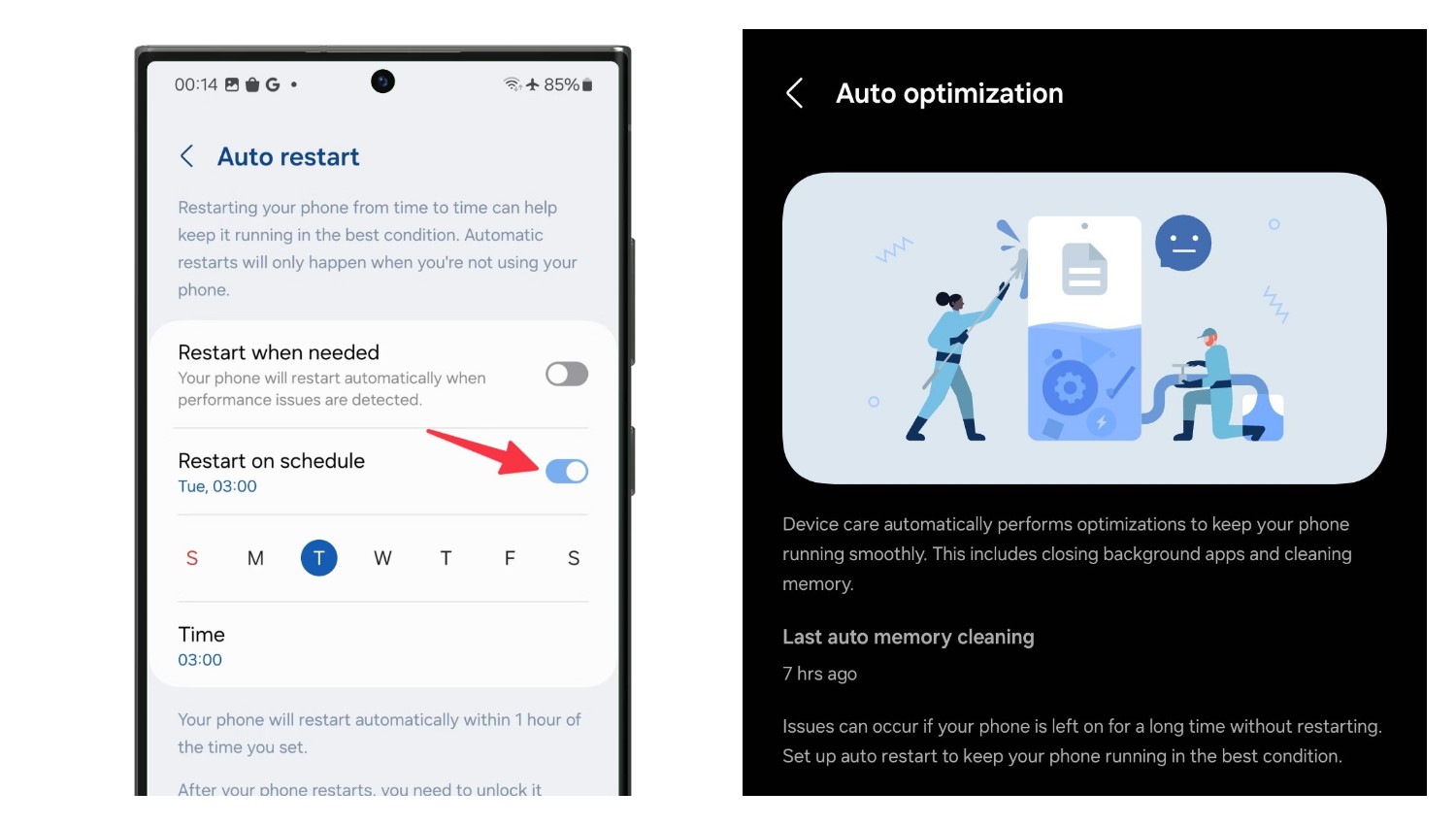 Begini Cara Mengaktifkan Auto Restart Samsung Biar HP Nggak Lemot