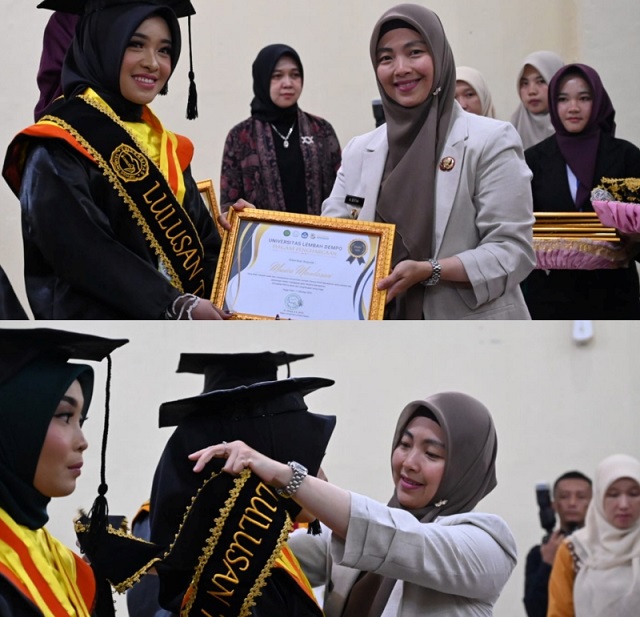 Hadiri Wisuda ke-XXIV Uniled Pagar Alam 2025, Wawako : Lahirkan SDM Unggul 