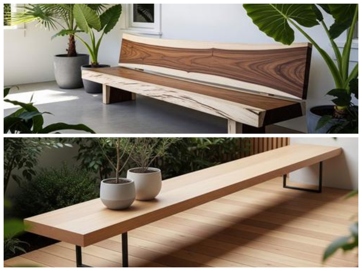 9 Inspirasi Teras Minimalis dengan Bangku Kayu Panjang, Simpel tapi Bikin Tampilan Rumah Lebih Menarik