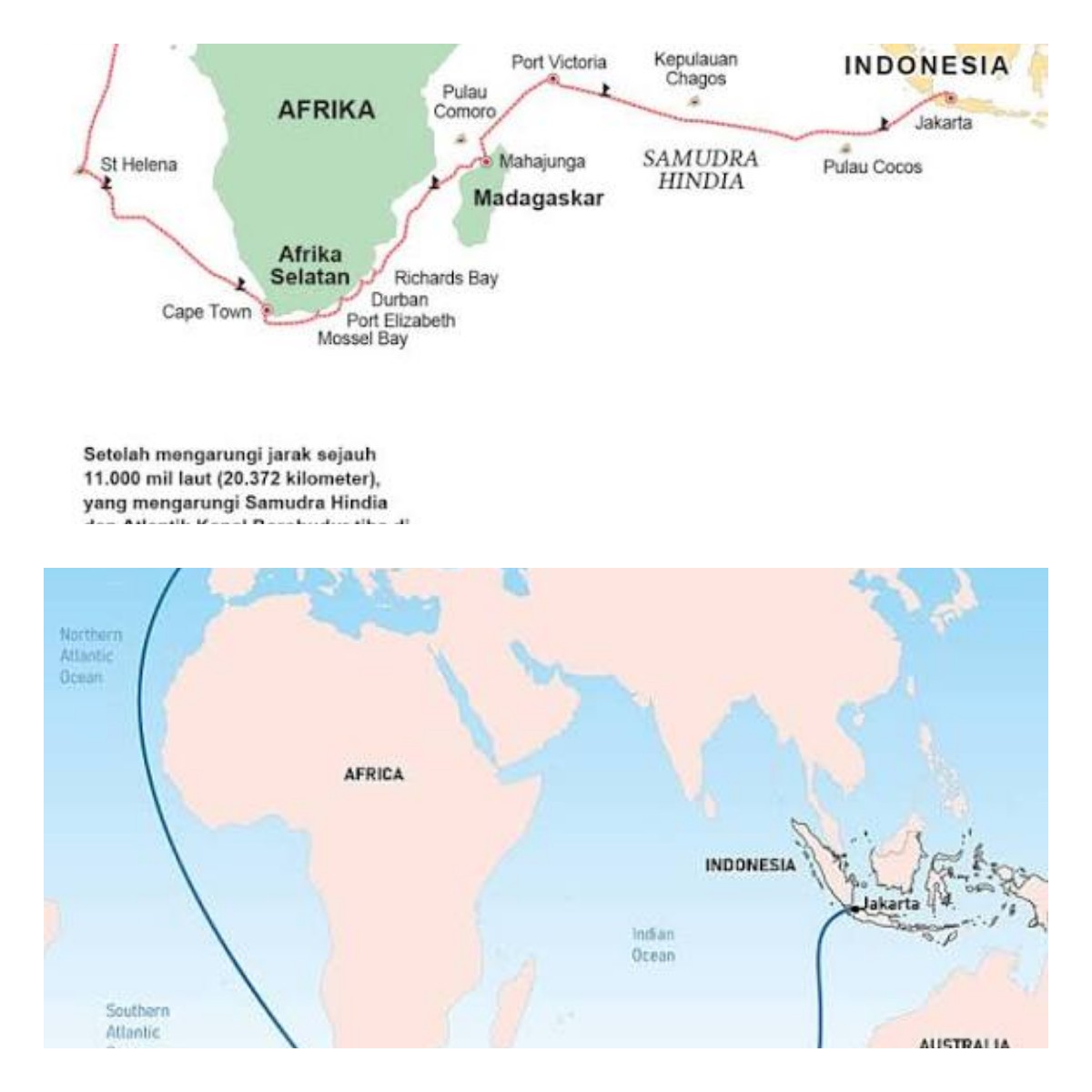 Dari langkah para jamaah lahirlah jalur perdagangan yang mempertemukan bangsa