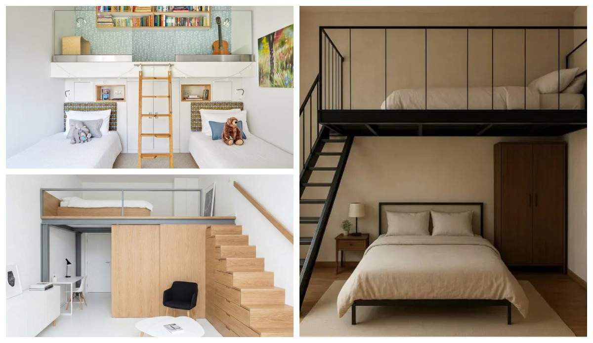 Naik ke Level Baru, 5 Inspirasi Desain Mezzanine Kamar yang Stylish dan Fungsional!