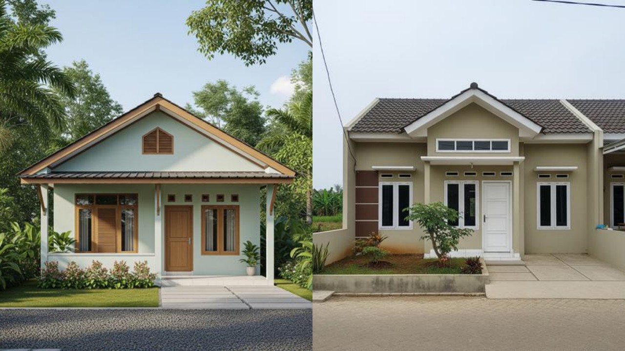 Rumah Sederhana Pinggir Jalan, Tampil Menarik dengan Fasad Minimalis!