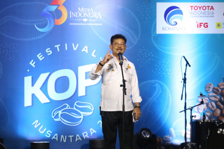  Naikkan Kelas dan Ekspor Dibidang Pertanian, Mentan Buka Event Festival Kopi Nusantara 2023