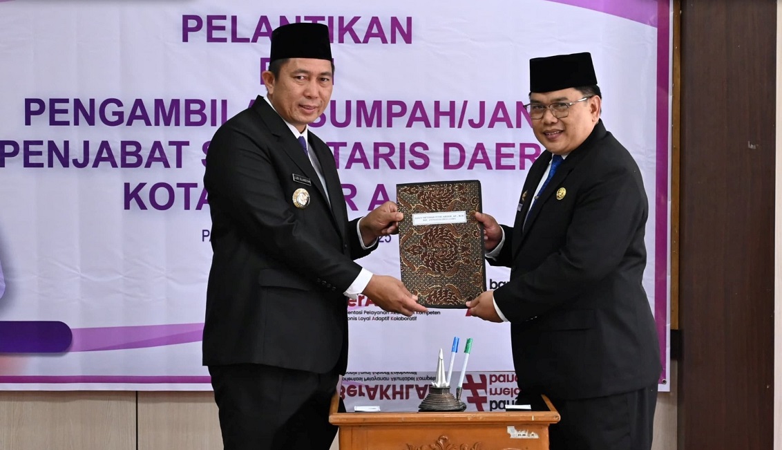 Emban Amanah Sekdakot Pagar Alam, Zaily : Totalitas Dukung Program Strategis Walikota