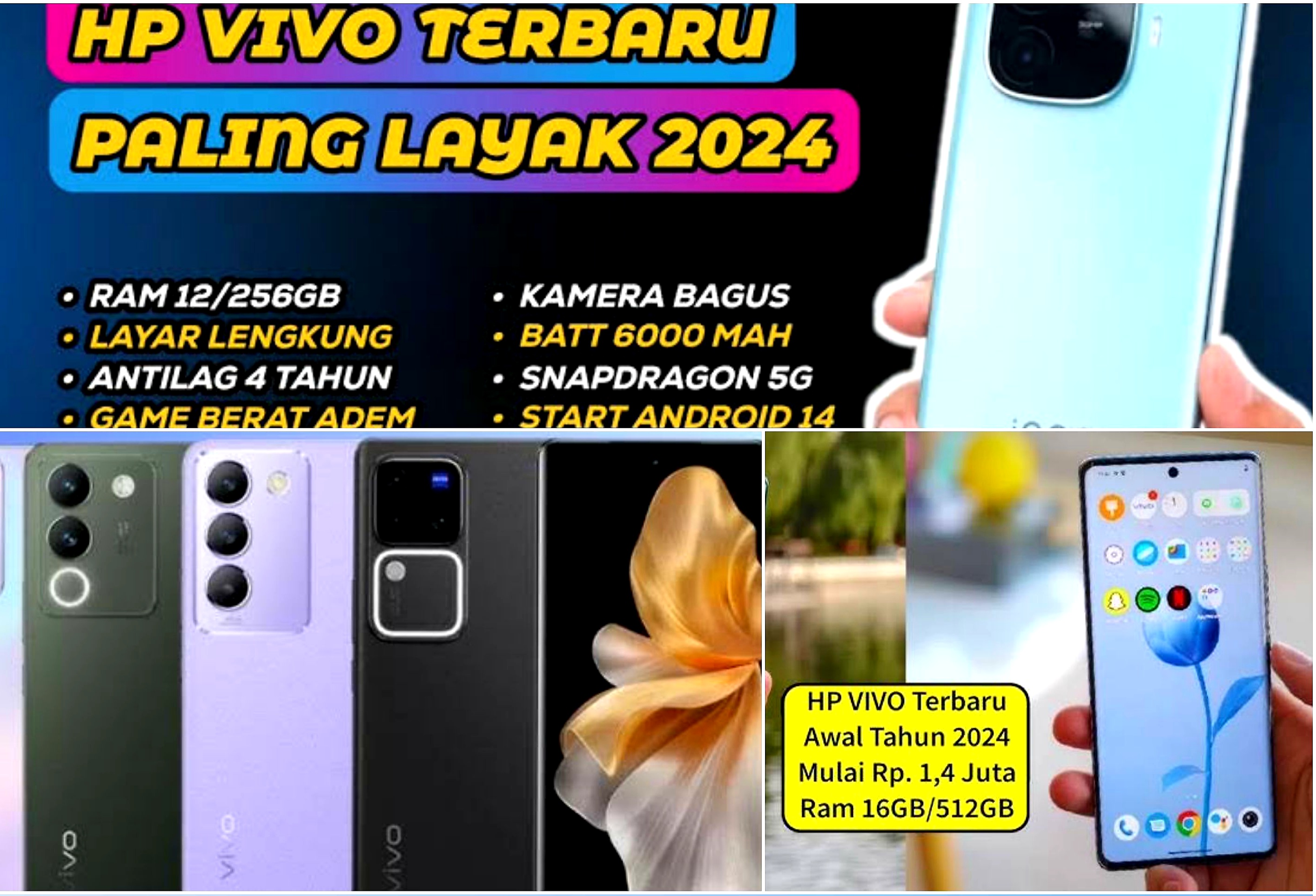 Tertarik Ganti HP Vivo 2024? Ini Rekomendasi Sesuai Kebutuhanmu. Cek!