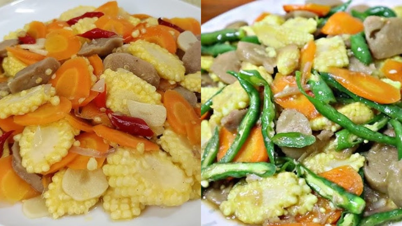 Begini! Cara Membuat Resep Tumis Bakso Jagung Muda, Lauk Enak Dan Bergizi