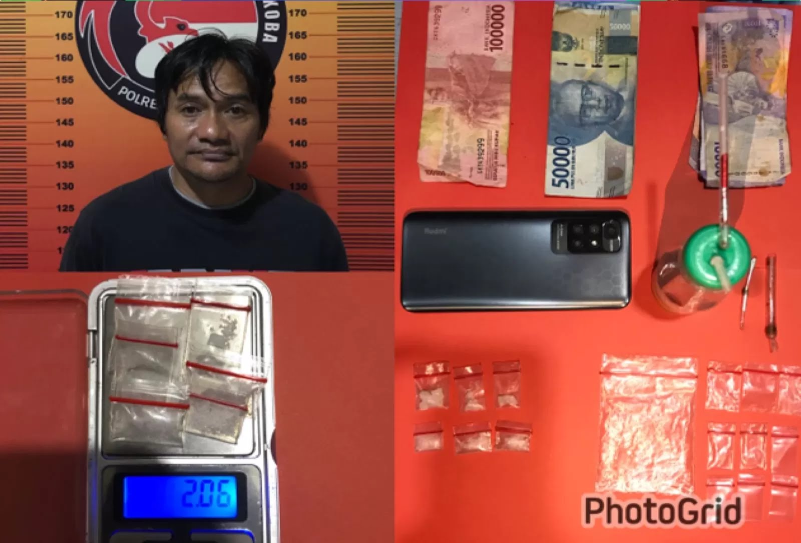 Satres Narkoba Pagaralam Bongkar Sarang Transaksi Sabu