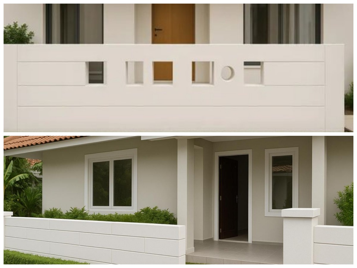 Pagar Hebel Minimalis: Pilihan Estetik untuk Teras Rumah yang Modern dan Praktis