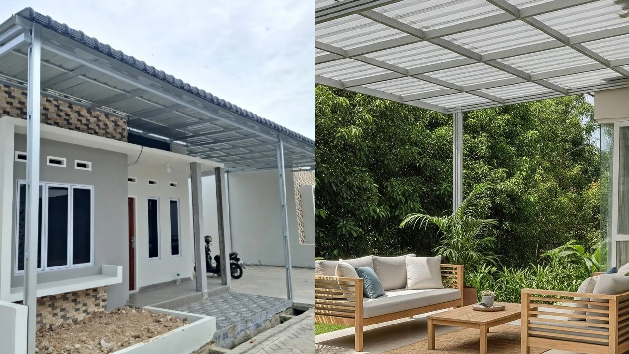 Ide Atap Teras Rumah Minimalis dengan Baja Ringan yang Anti Ribet dan Tahan Cuaca!
