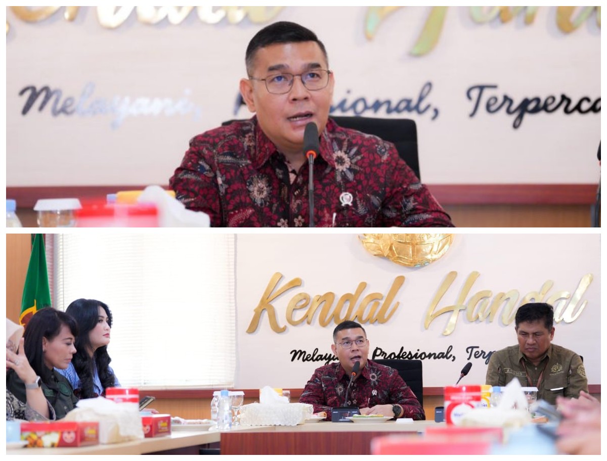 Wamen ATR/BPN Ossy Dermawan Tinjau Kantor Pertanahan Kabupaten Kendal