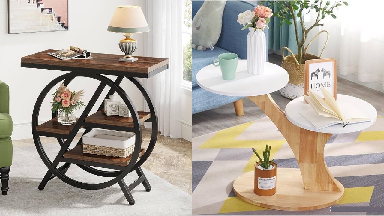 Meja Sudut Unik di Ruang Tamu Kecil, Solusi Hemat Tempat tapi Tetap Stylish!